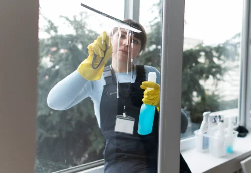 Nettoyage de vitres intérieures et extérieures à la Bastidonne